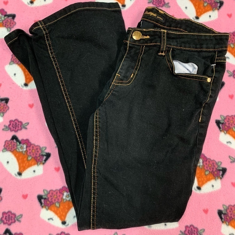 South‎ Pole vintage juniors black denim jeans